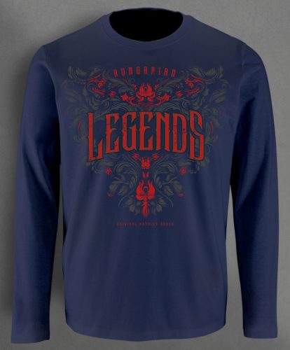 Legends - Népi motívumos  férfi hosszú ujjú póló