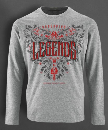 Legends - Népi motívumos  férfi hosszú ujjú póló