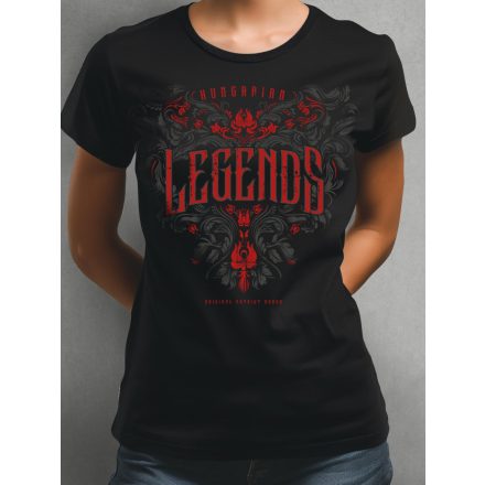 Legends - Népi motívumos női rövid ujjú póló