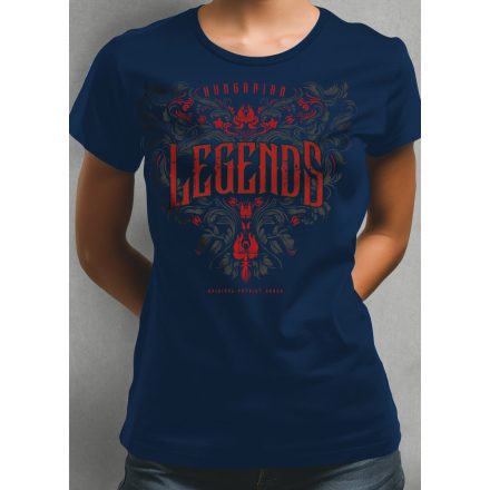 Legends - Népi motívumos női rövid ujjú póló