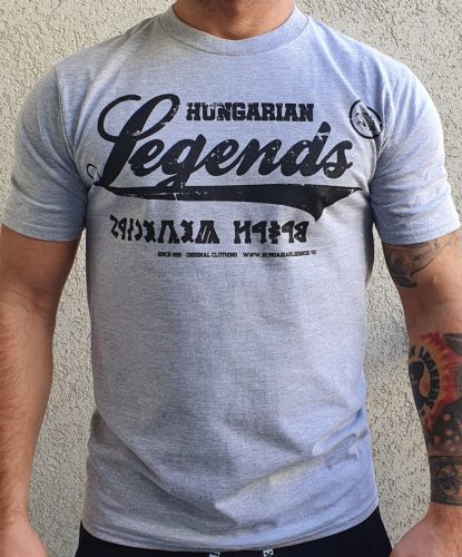 Rovás írásos férfi rövid ujjú póló