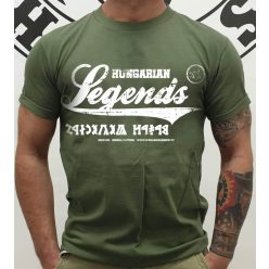 Rovás írásos férfi rövid ujjú póló