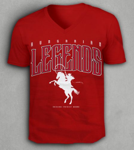 LEGENDS - Csikós férfi v-nyakú póló