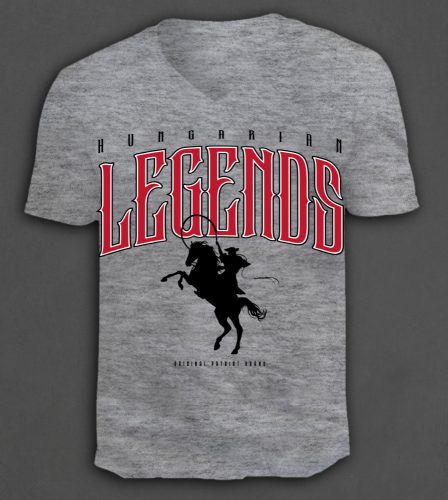 LEGENDS - Csikós férfi v-nyakú póló