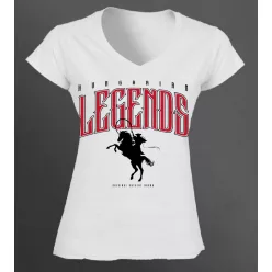 LEGENDS - Csikós női v-nyakú póló