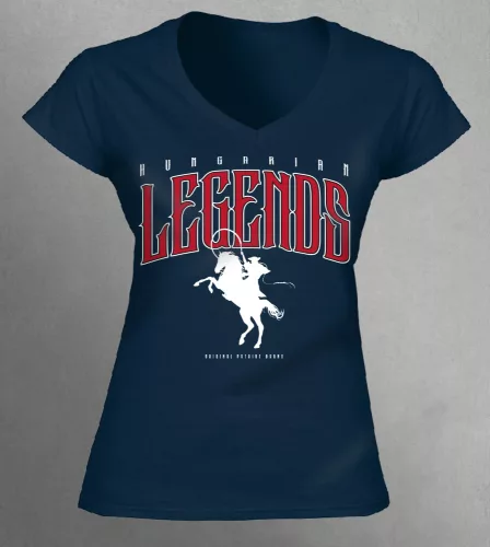 LEGENDS - Csikós női v-nyakú póló
