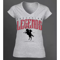 LEGENDS - Csikós női v-nyakú póló