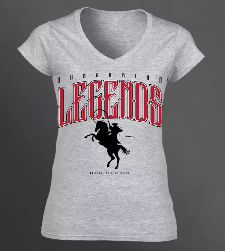 LEGENDS - Csikós női v-nyakú póló