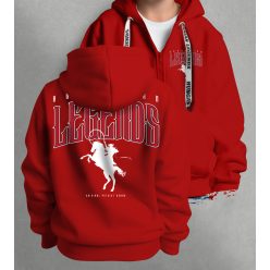 LEGENDS - Csikós gyerek kapucnis, cipzáras pulóver