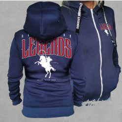 LEGENDS - Csikós női cipzáras, kapucnis pulóver