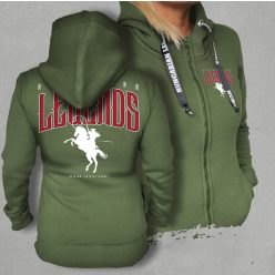 LEGENDS - Csikós női cipzáras, kapucnis pulóver