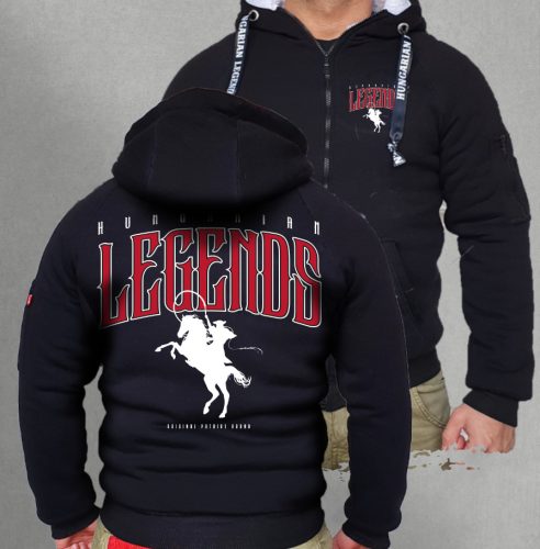 LEGENDS - Csikós férfi sherpa béléses cipzáras pulóver