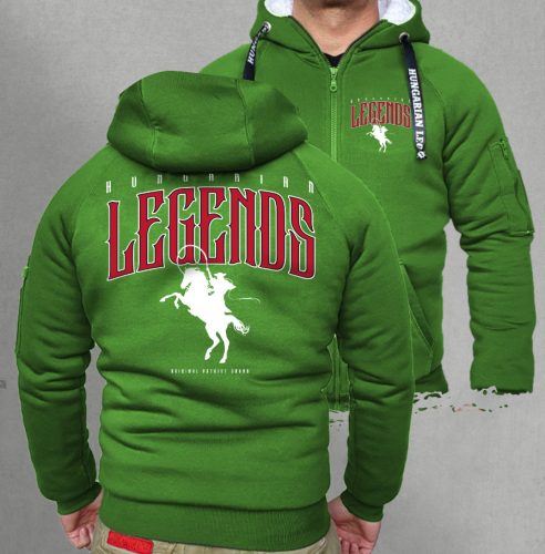 LEGENDS - Csikós férfi sherpa béléses cipzáras pulóver