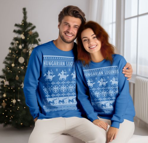 Hungarian Legends - XMAS unisex kerek nyakú pulóver