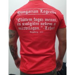 Lehel kürtje - feliratos férfi rövid ujjú póló