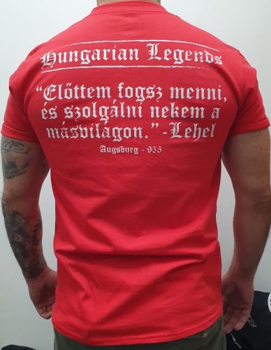 Lehel kürtje - feliratos férfi rövid ujjú póló