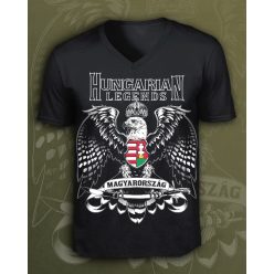Magyarország férfi v-nyakú póló