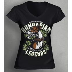 Magyar agár női v-nyakú póló