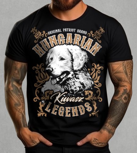 Magyar kuvasz férfi rövid ujjú póló