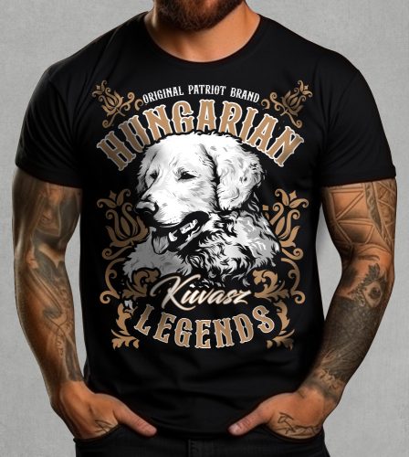 Magyar kuvasz férfi rövid ujjú póló