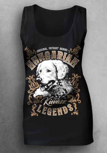 Magyar kuvasz női ujjatlan póló
