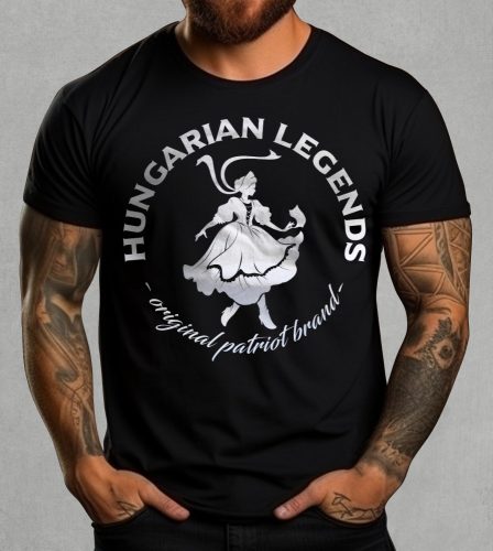 Magyar leány férfi rövid ujjú póló