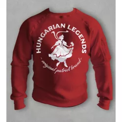 Magyar leány férfi kerek nyakú pulóver
