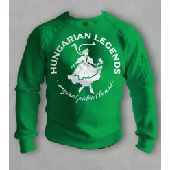 Magyar leány férfi kerek nyakú pulóver