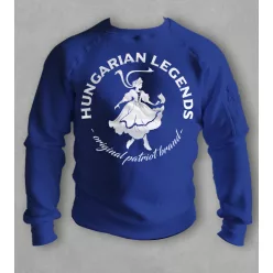 Magyar leány férfi kerek nyakú pulóver