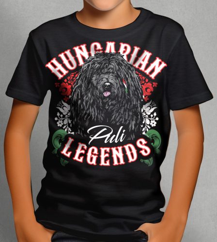 Magyar puli gyerek rövid ujjú póló