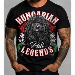 Magyar puli férfi rövid ujjú póló