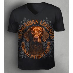 Magyar vizsla férfi v-nyakú póló