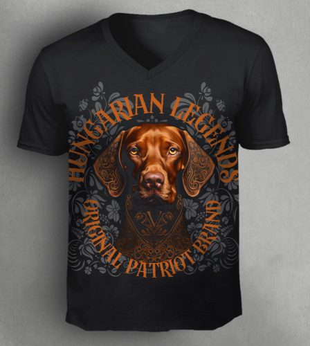 Magyar vizsla férfi v-nyakú póló