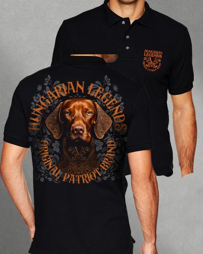 Magyar vizsla  férfi galléros póló
