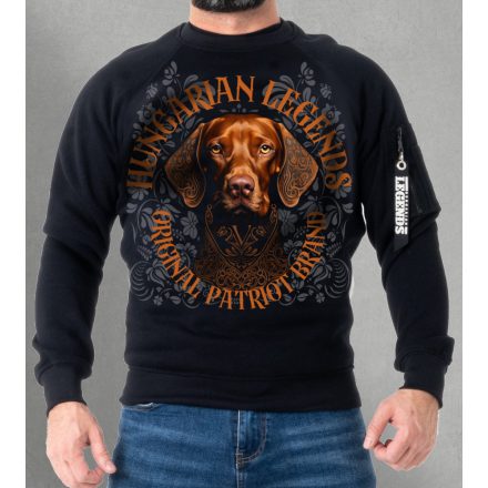 Magyar vizsla férfi kerek nyakú pulóver