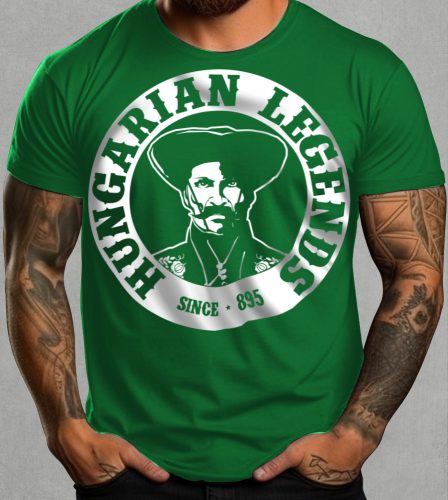 Magyar betyár mintás férfi rövid ujjú póló