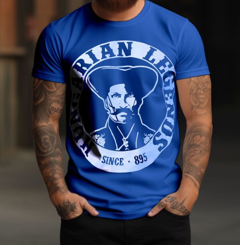 Magyar betyár mintás férfi rövid ujjú póló