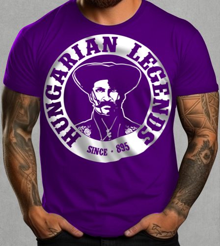 Magyar betyár mintás férfi rövid ujjú póló