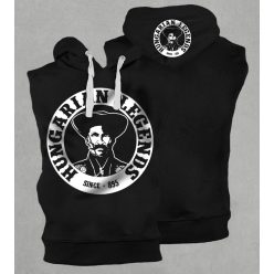 Magyar betyár mintás férfi kapucnis, belebújós mellény