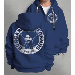 Magyar betyár gyerek kapucnis, cipzáras pulóver