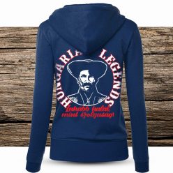   Inkább halál, mint szolgaság! - női cipzáras, kapucnis pulóver