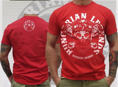 Motoros (körfelirattal) férfi rövid ujjú póló