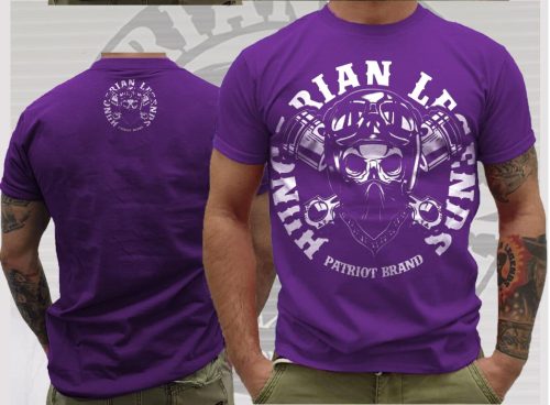 Motoros (körfelirattal) férfi rövid ujjú póló