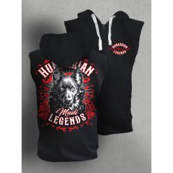 Mudi férfi kapucnis, cipzáras mellény