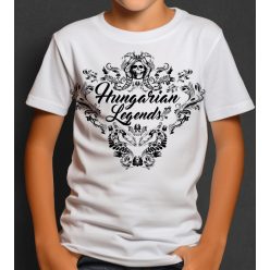   Magyar népi díszítés koponyával gyerek rövid ujjú póló