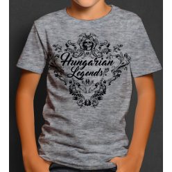   Magyar népi díszítés koponyával gyerek rövid ujjú póló