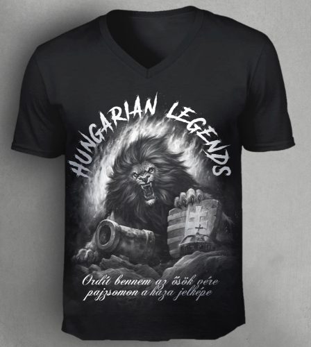 Ősök Vére – Hungarian Legends férfi v-nyakú póló
