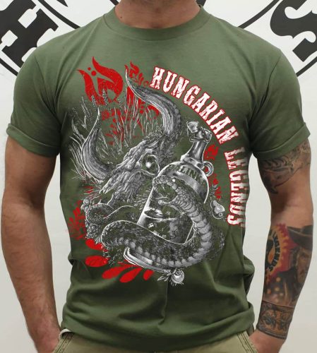 Pálinka mintás férfi rövid ujjú póló