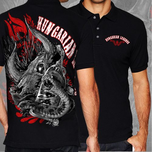 Pálinka  férfi galléros póló