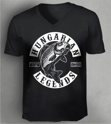 PONTY - Cyprinus Carpio férfi v-nyakú póló